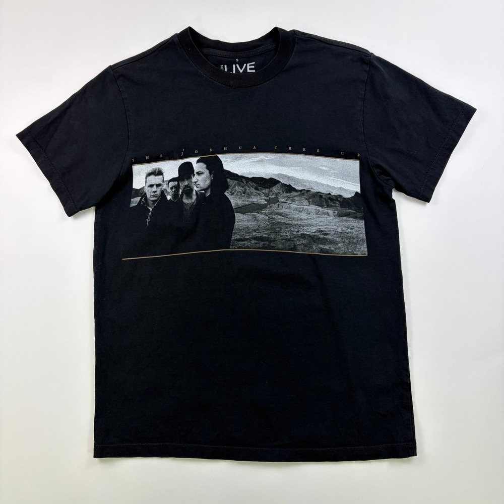 U2 The Joshua Tree Tour 2017 T-Shirt Small Black North America Concert Band Tee